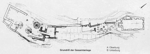 Grundriss der Burganlage